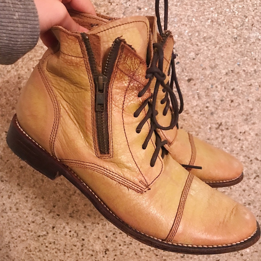 Bed Stu Bonnie Boots - Mustard